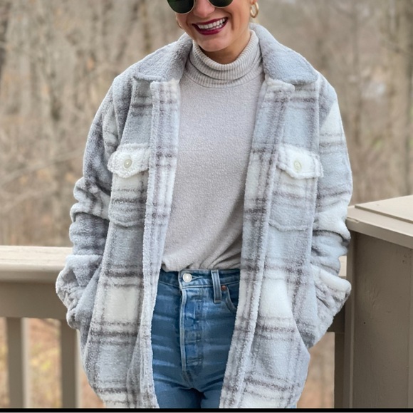 Abercrombie Flannel Coat - Picture 4 of 4